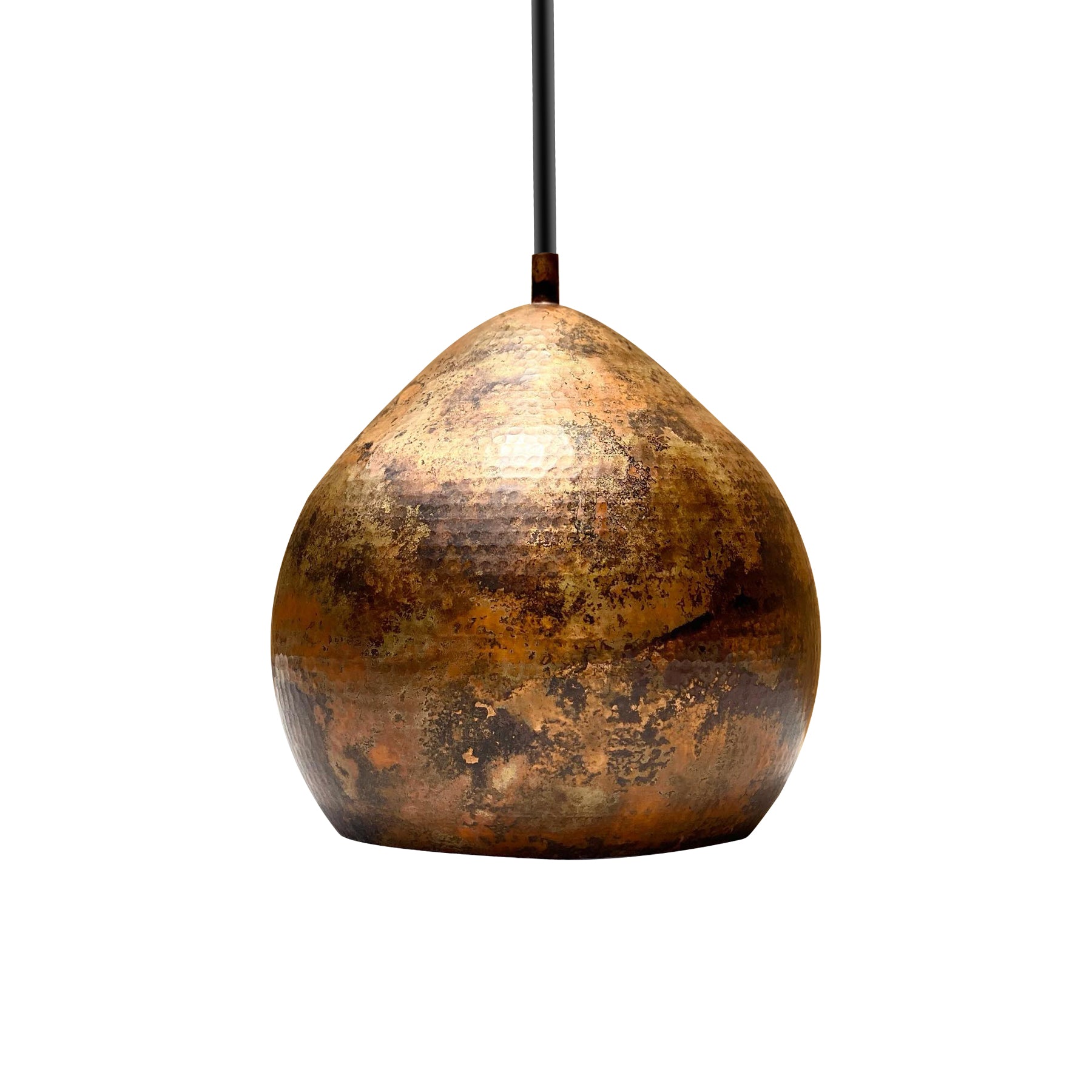 handmade copper pendant light