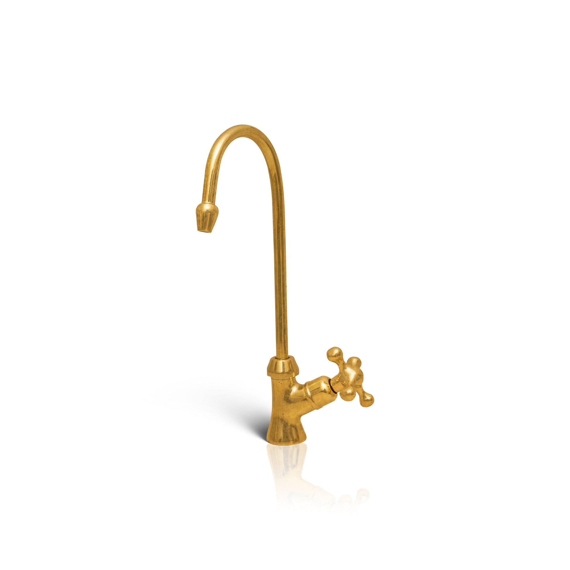 Solid Brass Single Hole Deck Mount Single Handle Water Filter Faucet - Zayian