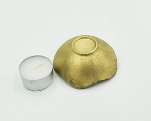 Unlacquered Brass Candle Holder, Tea Light Candle Holders