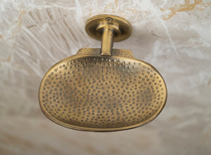 Vintage Style Hammered Solid Brass Wall Mounted Bath Shower Soap Dish Holder Bathroom Accessories Zayian
